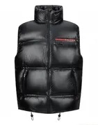 Prada Re-Nylon Linea Rossa Down Puffer Vest