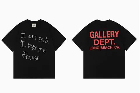 Gallery Dept Tee - Black Long Beach