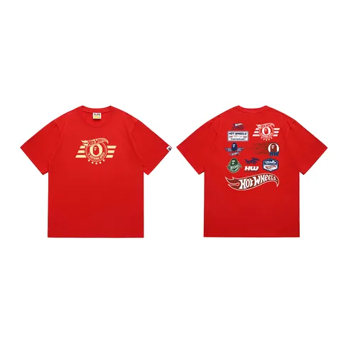 Bape Tee - Red Hot Wheels Collab
