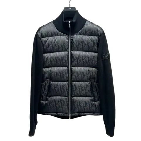 Dior Down Jacket - Navy Oblique Hybrid