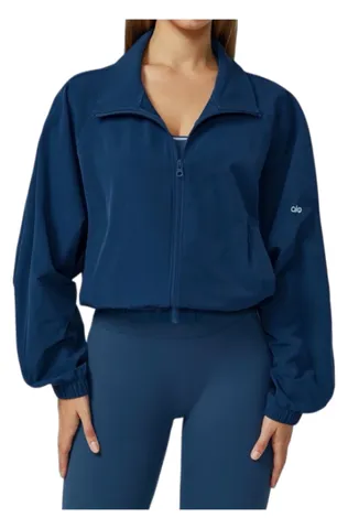 Alo Coat - Navy Zip Jacket