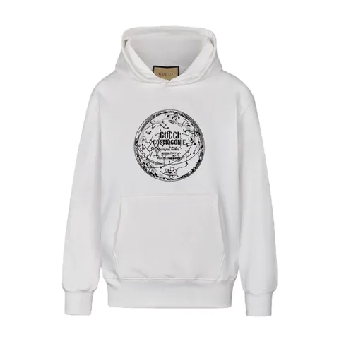 Gucci Hoodie - White Seal Print