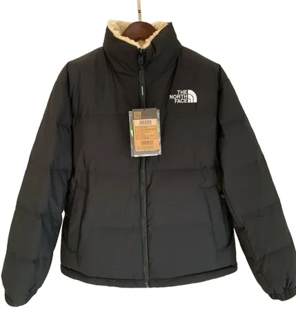 The North Face Quilted Jacket - Black Sherpa Lined