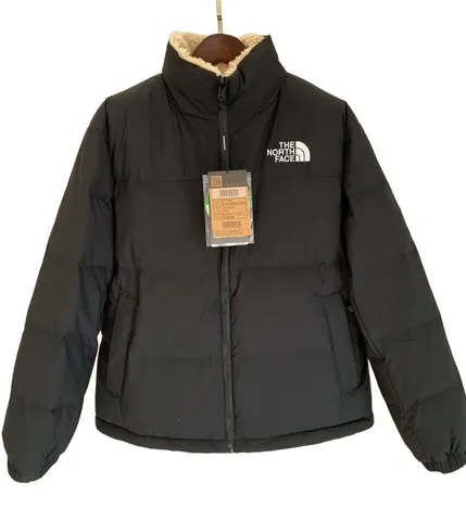 The North Face Quilted Jacket - Black Sherpa Lined