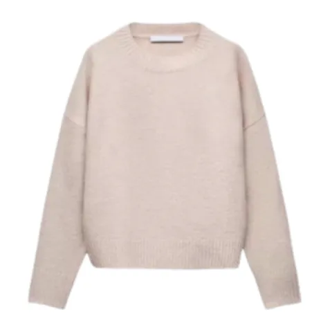 Zara Sweater - Blush Crew Knit