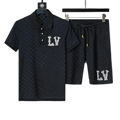 Lv Set - Black Polo Set