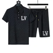 Lv Set - Black Polo Set