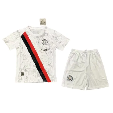 Football Jersey - Man City White Kids Kit